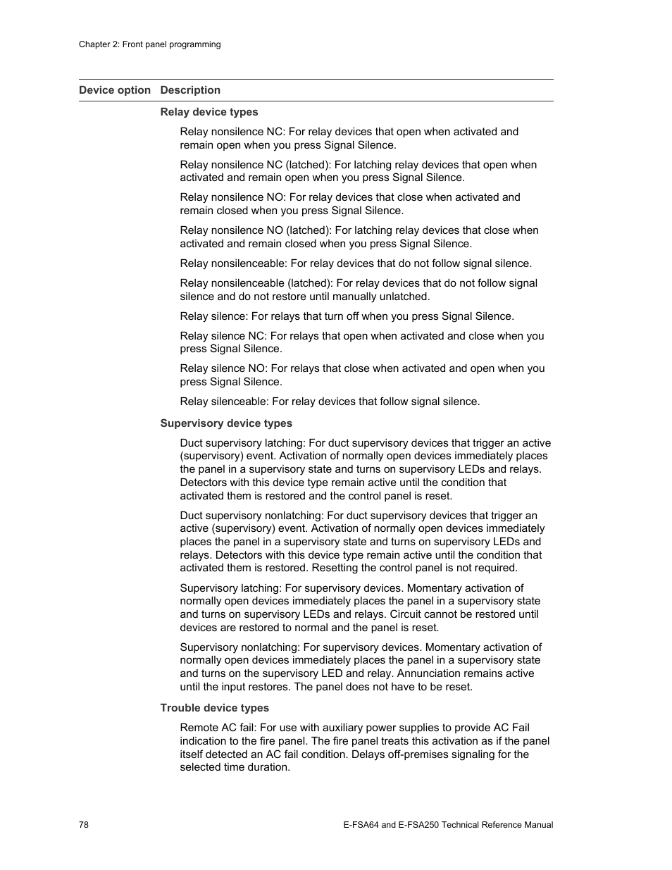Edwards Signaling eFSA250 User Manual | Page 90 / 288