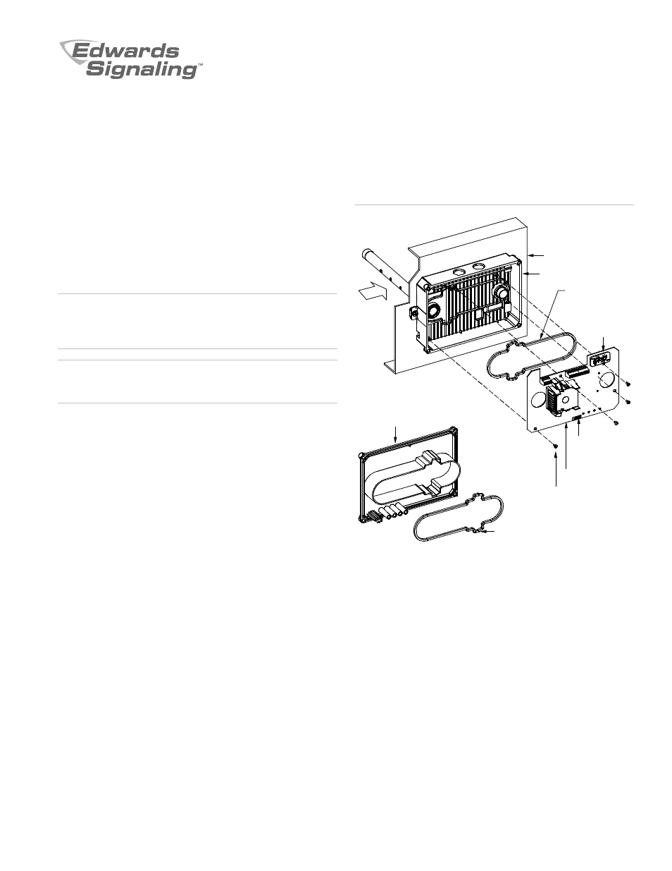 Edwards Signaling E-SDPCB User Manual | 2 pages