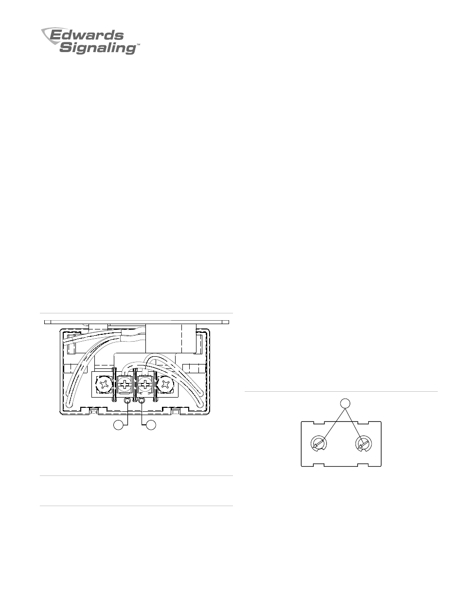 Edwards Signaling E-270 User Manual | 2 pages