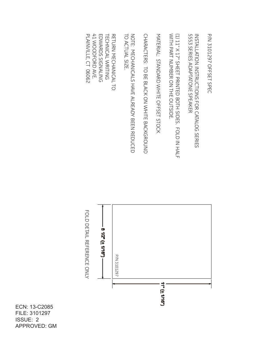 Edwards Signaling 5553 Series User Manual | 5 pages