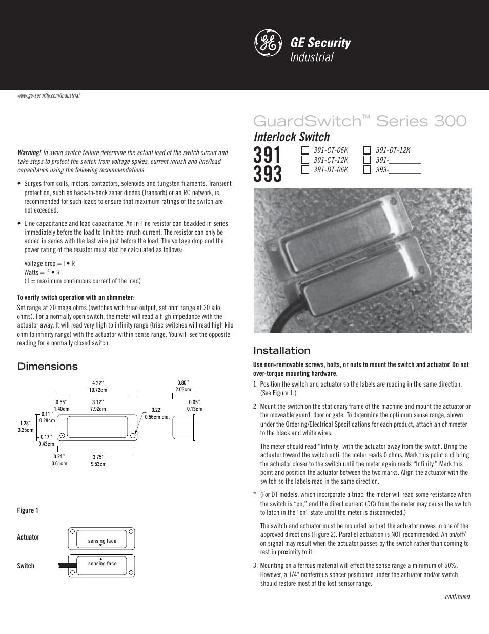 Edwards Signaling 393 User Manual | 2 pages