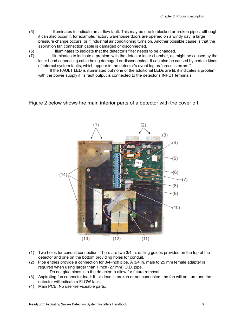 Inside the detector | Edwards Signaling ReadySet User Manual | Page 17 / 58