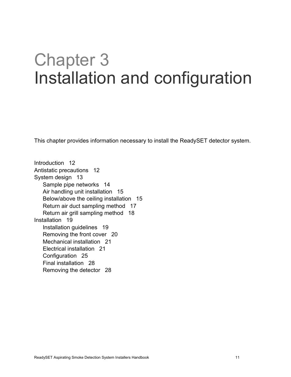 Chapter 3 installation and configuration | Edwards Signaling ReadySet User Manual | Page 19 / 58