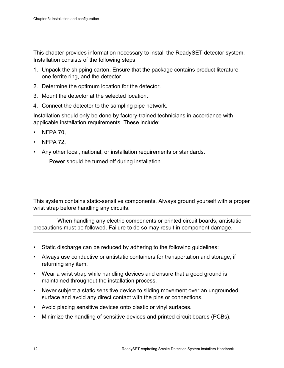 Introduction, Antistatic precautions | Edwards Signaling ReadySet User Manual | Page 20 / 58