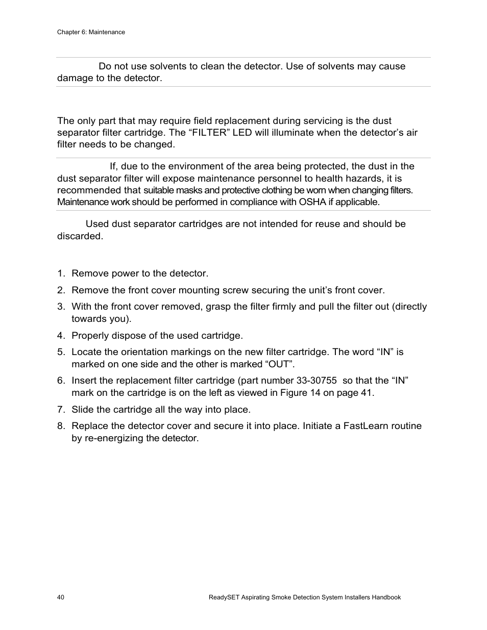 Edwards Signaling ReadySet User Manual | Page 48 / 58