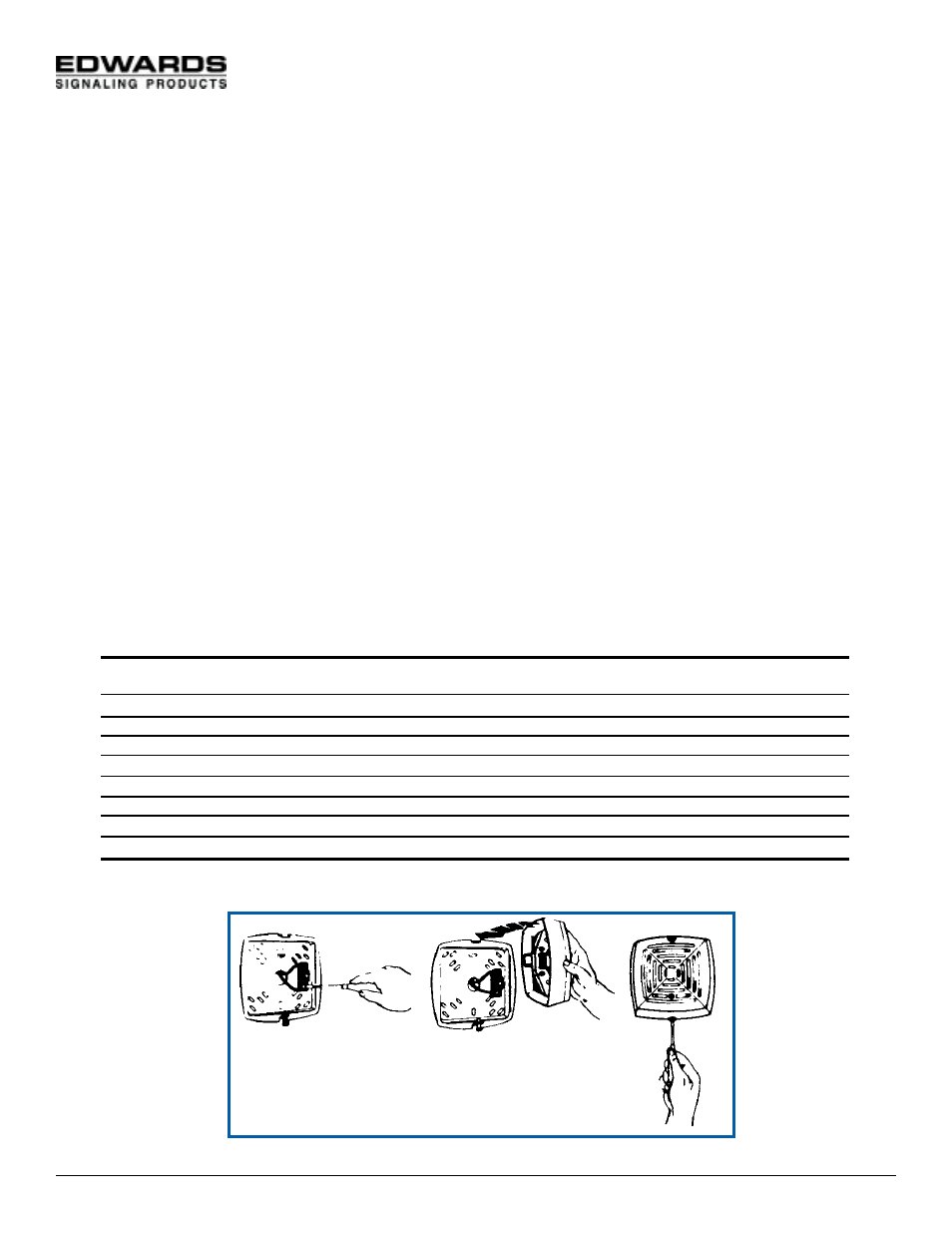 Edwards Signaling 870 Series Indoor User Manual | 2 pages