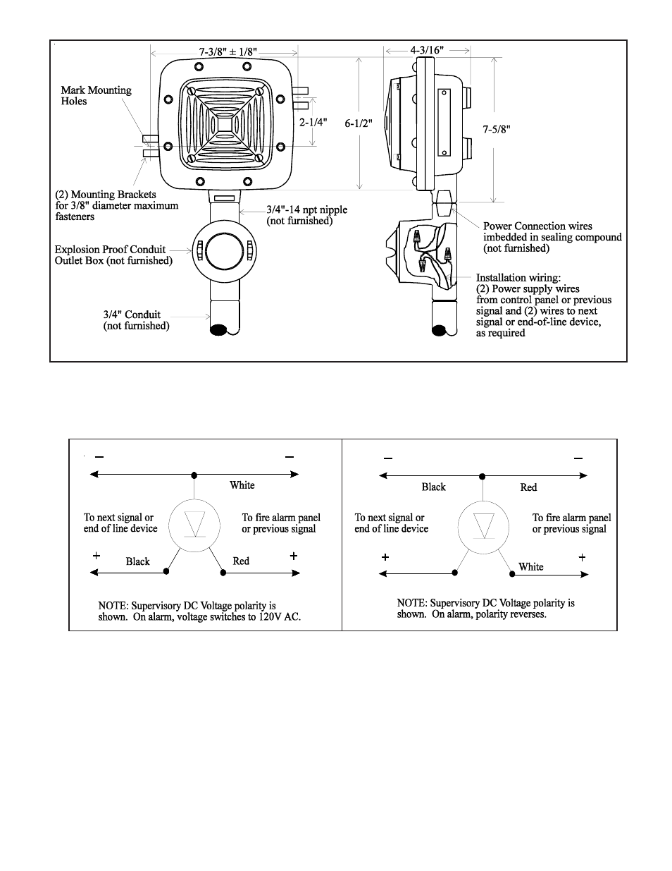 Edwards Signaling 889D-AW User Manual | Page 2 / 3