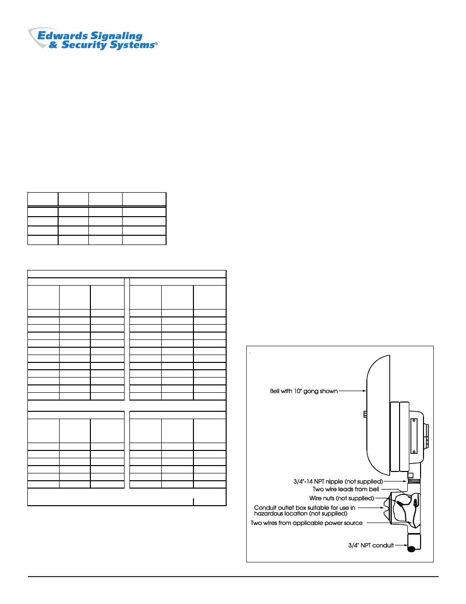 Edwards Signaling 435EX User Manual | 2 pages