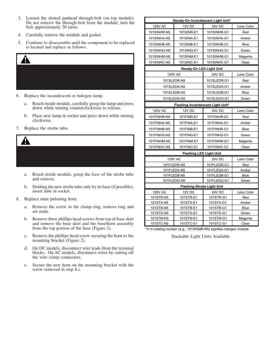 Caution | Edwards Signaling 101 Series User Manual | Page 4 / 5