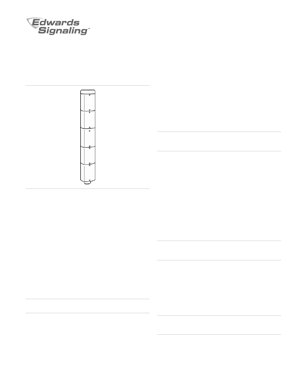 Edwards Signaling 102 Light Source User Manual | 3 pages