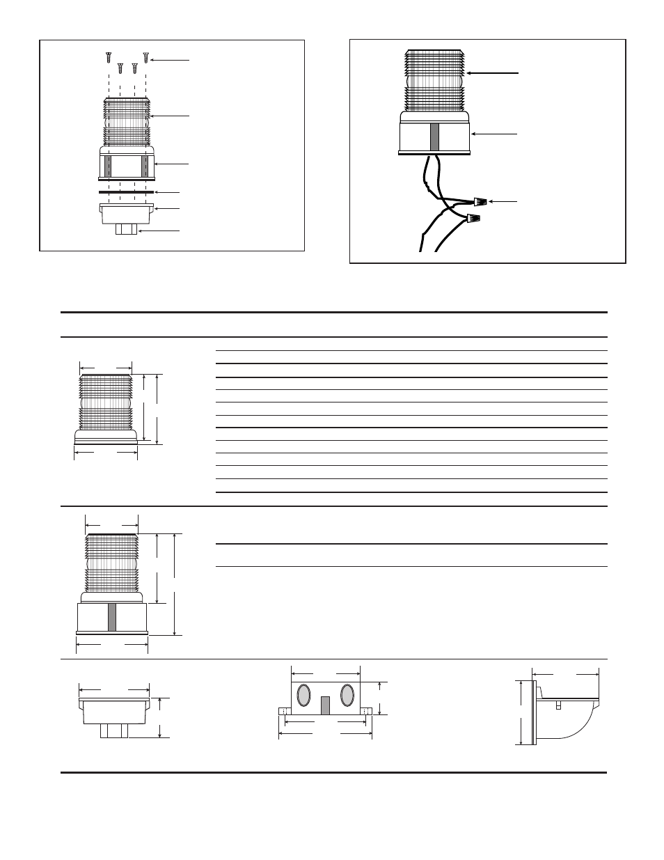 Table 2. specifications | Edwards Signaling 105 Series User Manual | Page 3 / 4