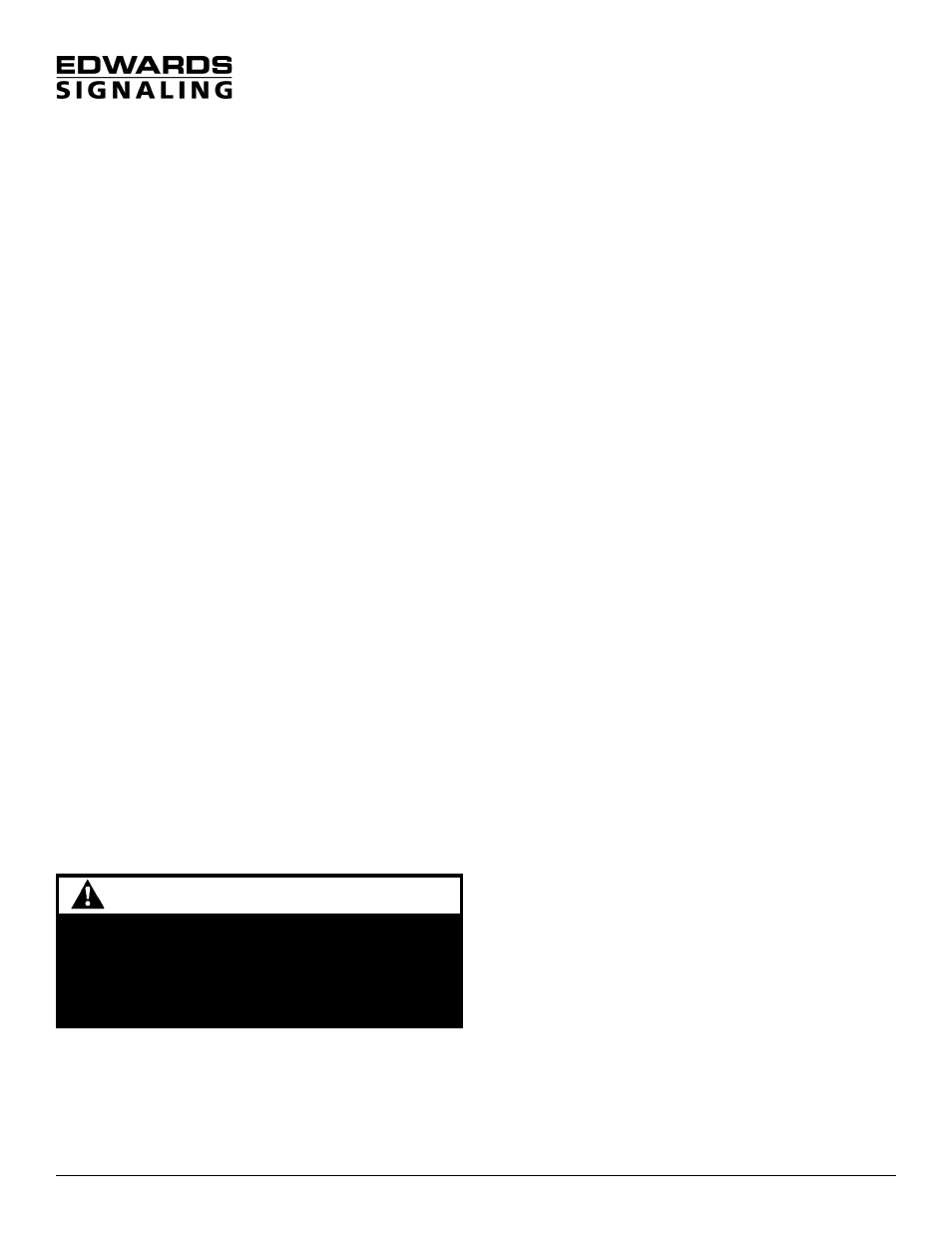 Edwards Signaling 108 Series User Manual | 6 pages