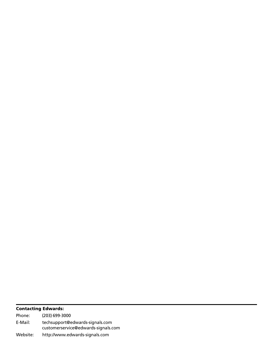 Edwards Signaling 108 Series User Manual | Page 6 / 6