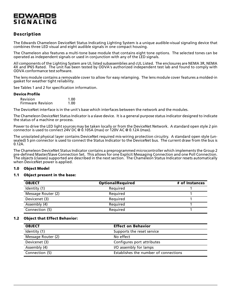 Edwards Signaling 108-DN Series User Manual | 10 pages