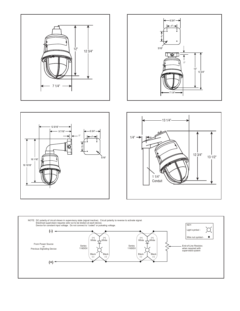 Edwards Signaling 116DEXSTC-FJ User Manual | Page 2 / 6