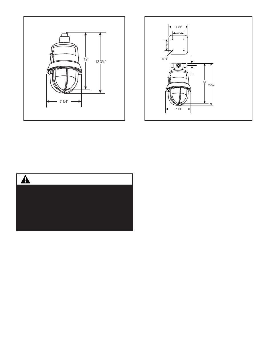 Warning | Edwards Signaling 116EXMRINH Series User Manual | Page 2 / 4