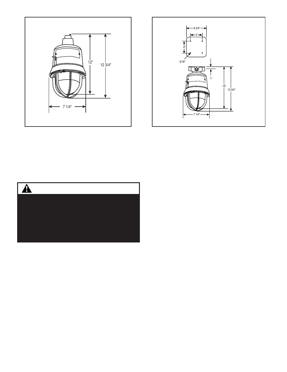 Warning | Edwards Signaling 116EXMSINH Series User Manual | Page 2 / 4