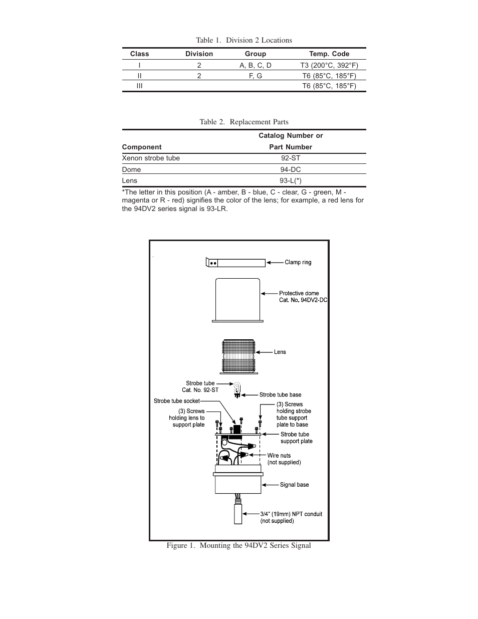 Edwards Signaling 94DV2 Series User Manual | Page 2 / 2