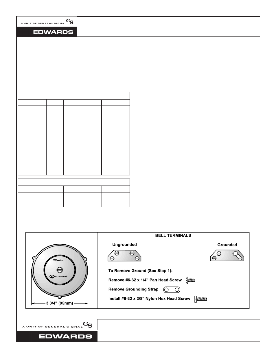 Edwards Signaling 156G User Manual | 1 page
