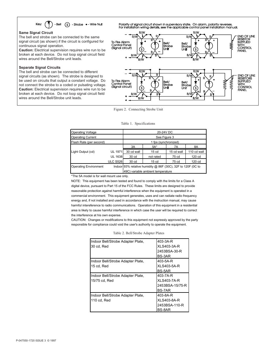 Edwards Signaling 2453BSA User Manual | Page 2 / 5