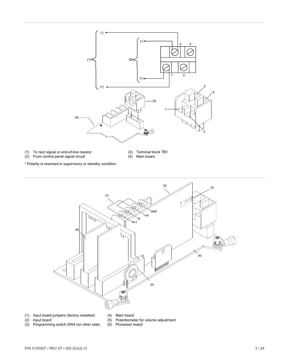 Edwards Signaling 5530MD-24AW User Manual | Page 3 / 24