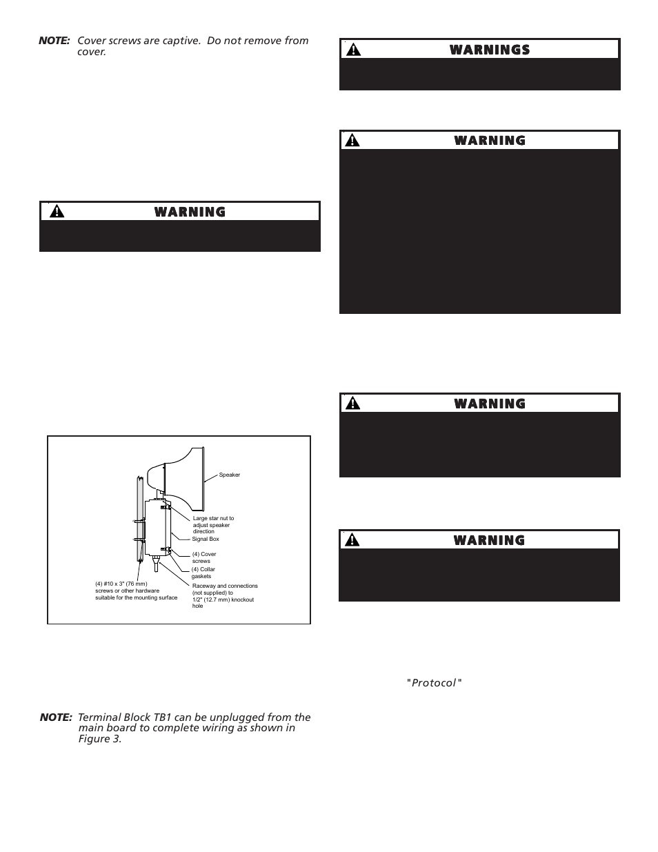 Edwards Signaling 5530M-485 User Manual | Page 2 / 13