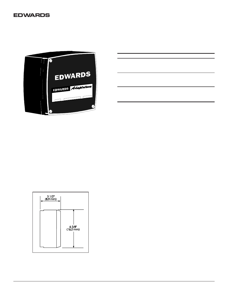 Edwards Signaling 5535 User Manual | 3 pages