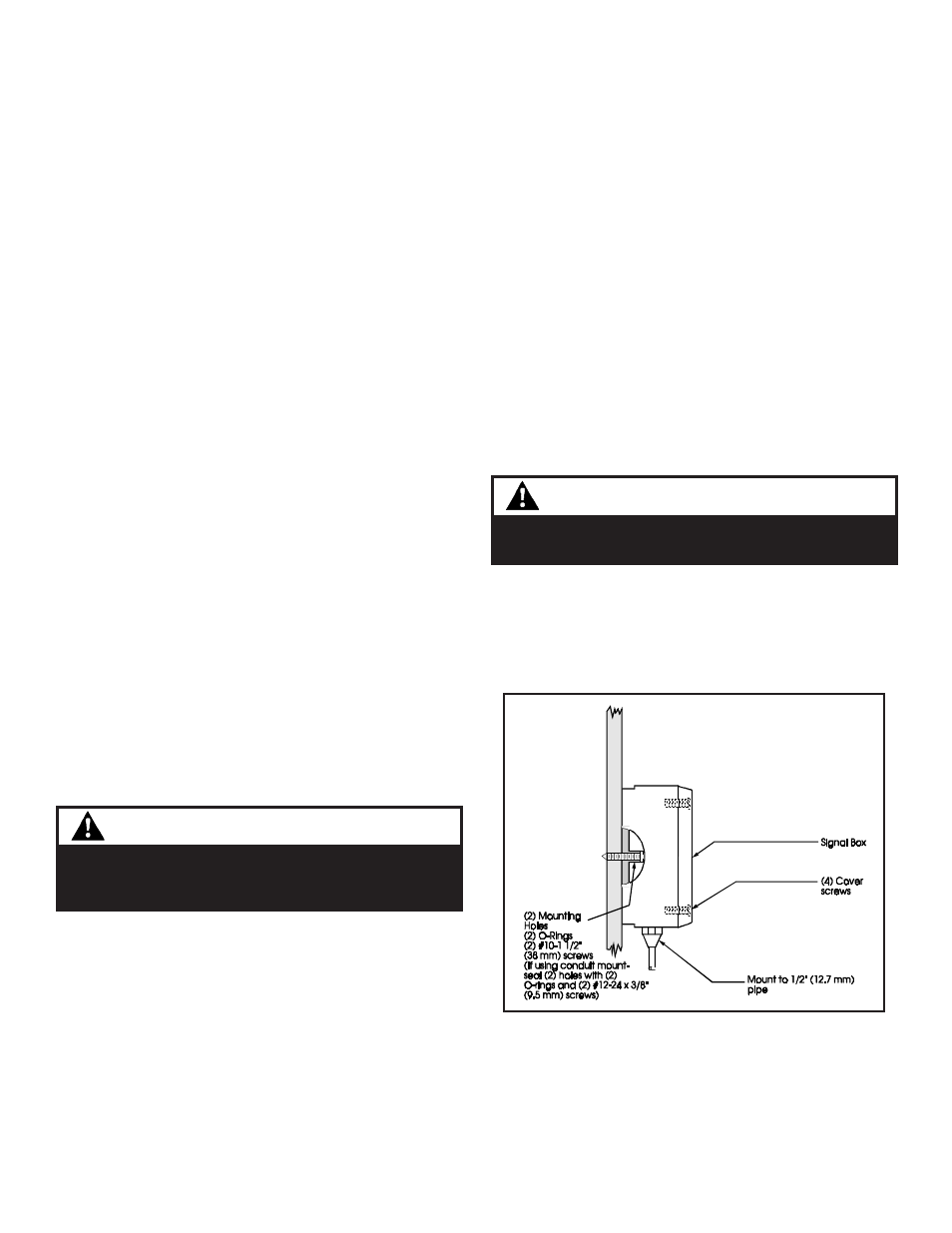 Warning | Edwards Signaling 5535 User Manual | Page 2 / 3