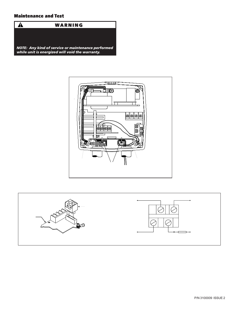 Maintenance and | Edwards Signaling 5536MHV-24 User Manual | Page 3 / 5