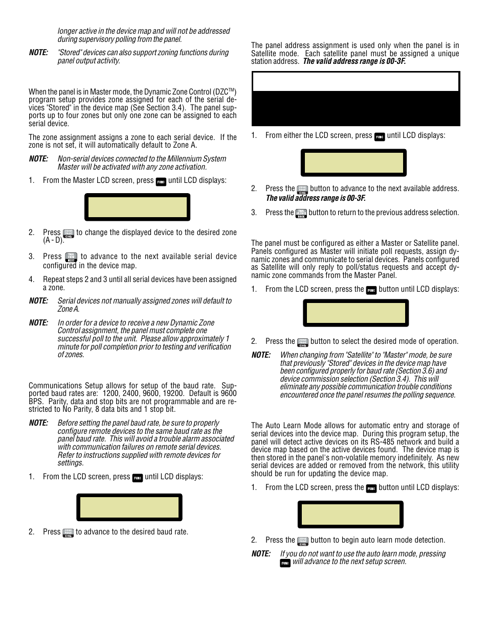 Caution | Edwards Signaling 5541M-Y6 User Manual | Page 17 / 33