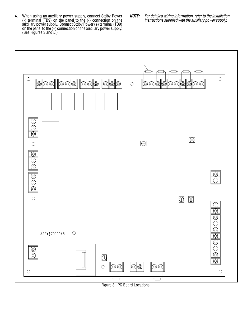 External outputs external inputs, Tb1 tb2 tb3 tb4, Tb14 | Edwards Signaling 5541M-Y6 User Manual | Page 8 / 33