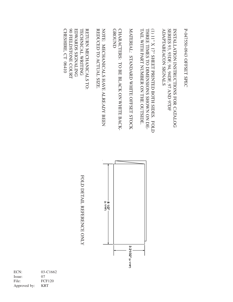 Edwards Signaling 97DF User Manual | Page 5 / 5