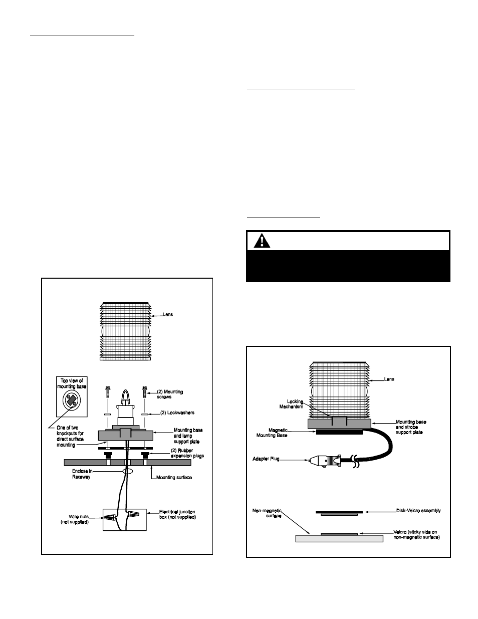 Caution | Edwards Signaling 99B User Manual | Page 2 / 4