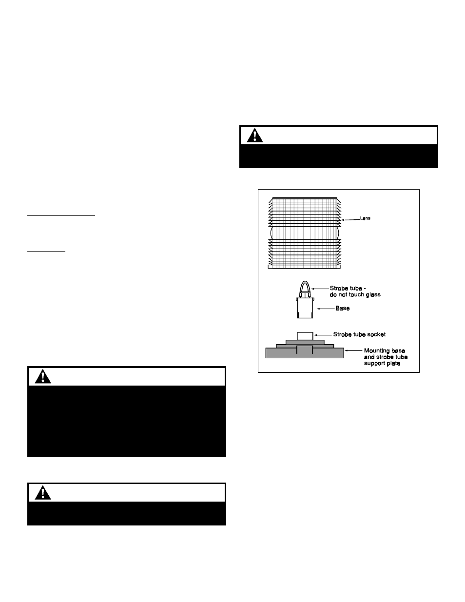 Warnings, Caution | Edwards Signaling 99B User Manual | Page 3 / 4