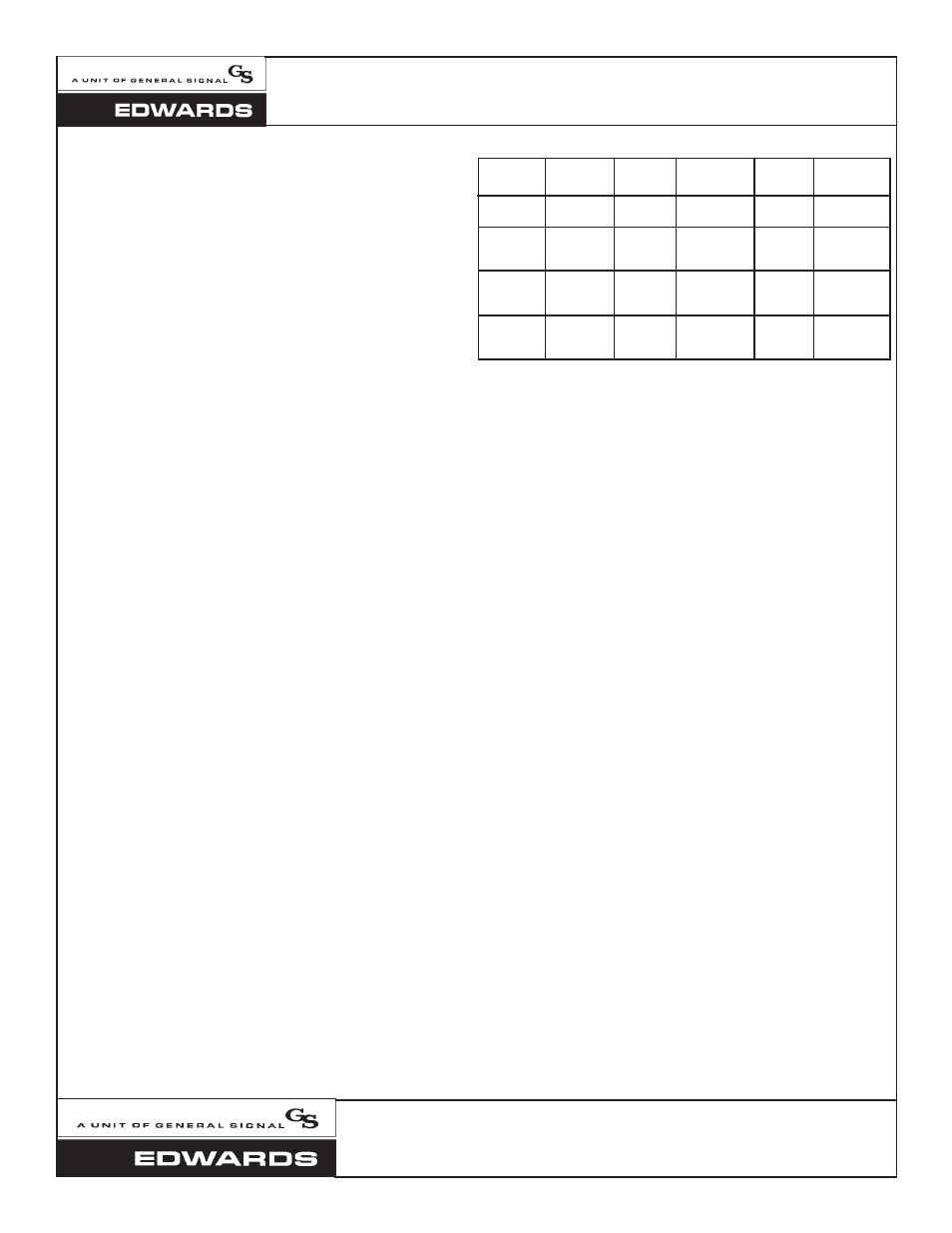 Edwards Signaling B-ERX-2100 User Manual | 2 pages