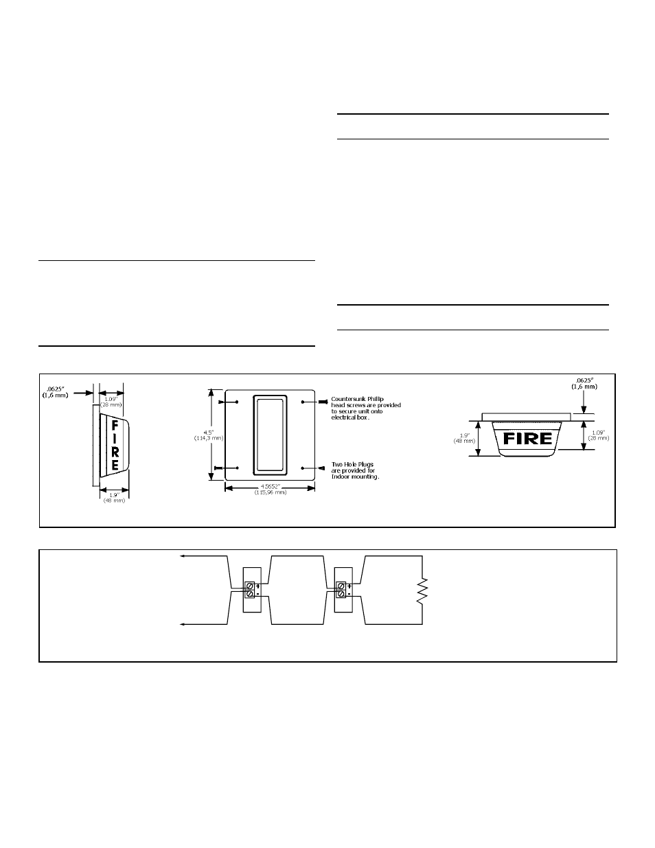 Edwards Signaling CS405 User Manual | 2 pages