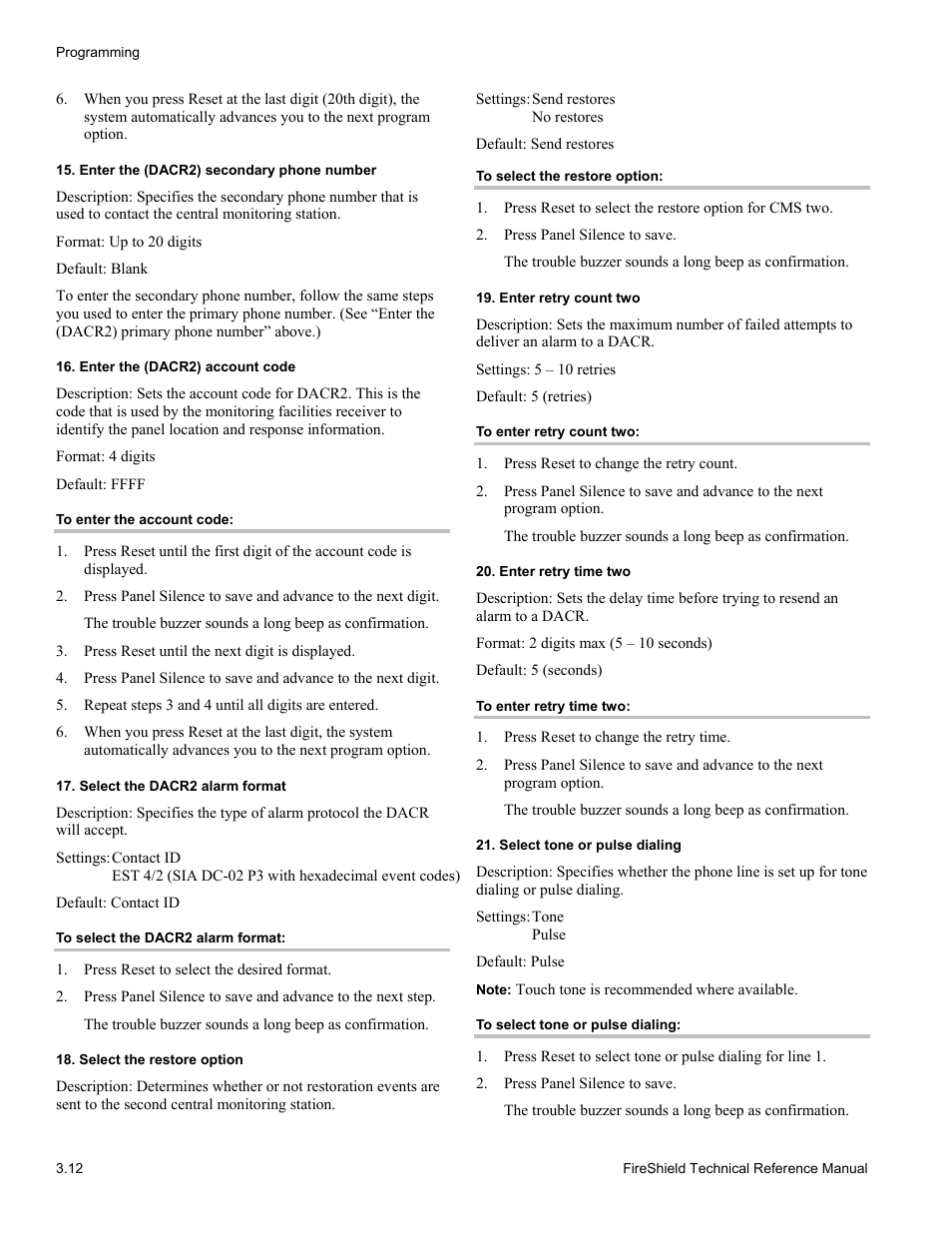 Edwards Signaling FireShield 10 Zone User Manual | Page 34 / 68