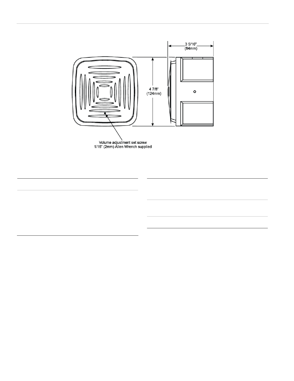 Specifications, Regulatory information, Contact information | Edwards Signaling 877 User Manual | Page 2 / 2