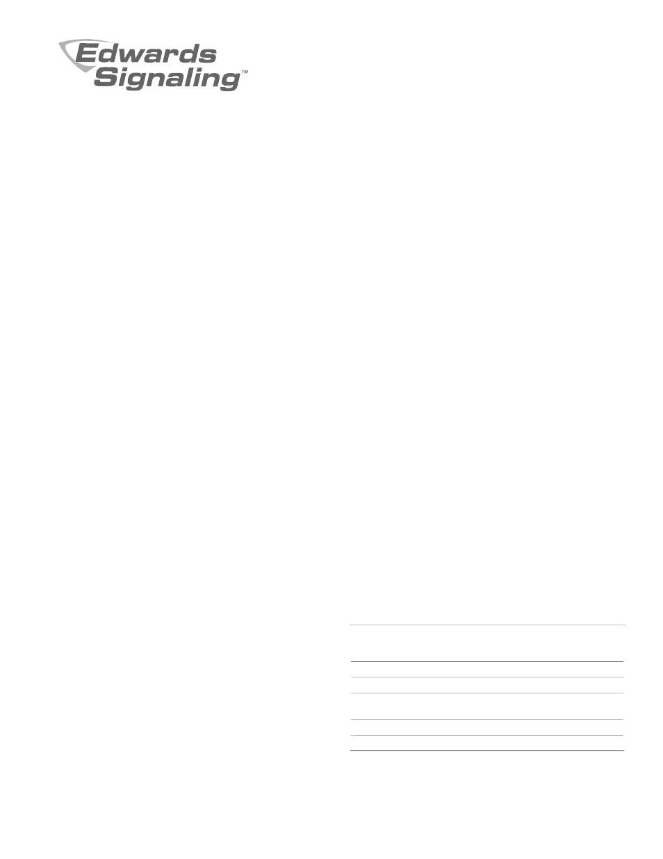 Edwards Signaling 871P User Manual | 2 pages