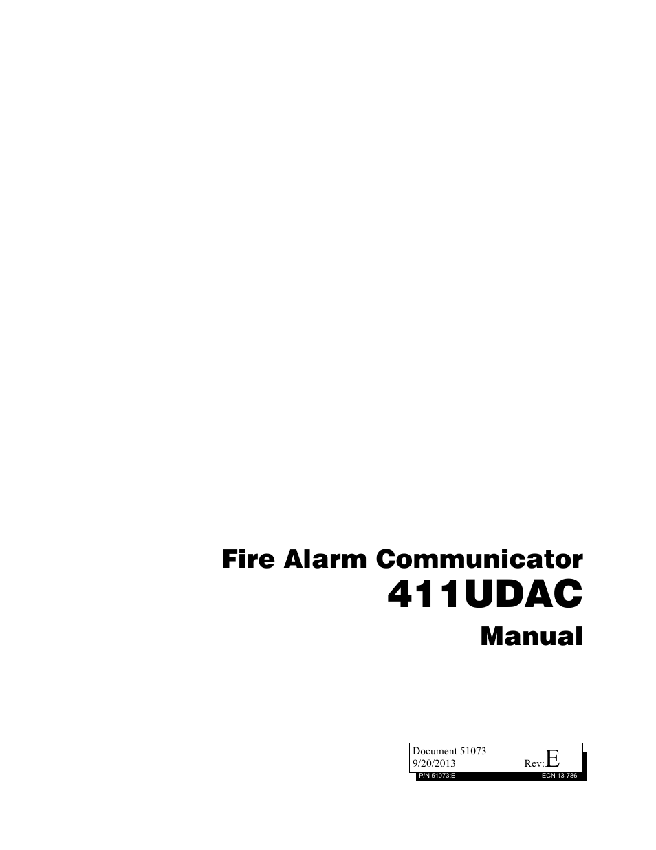 Fire-Lite 411UDAC Fire Alarm Communicator User Manual | 84 pages