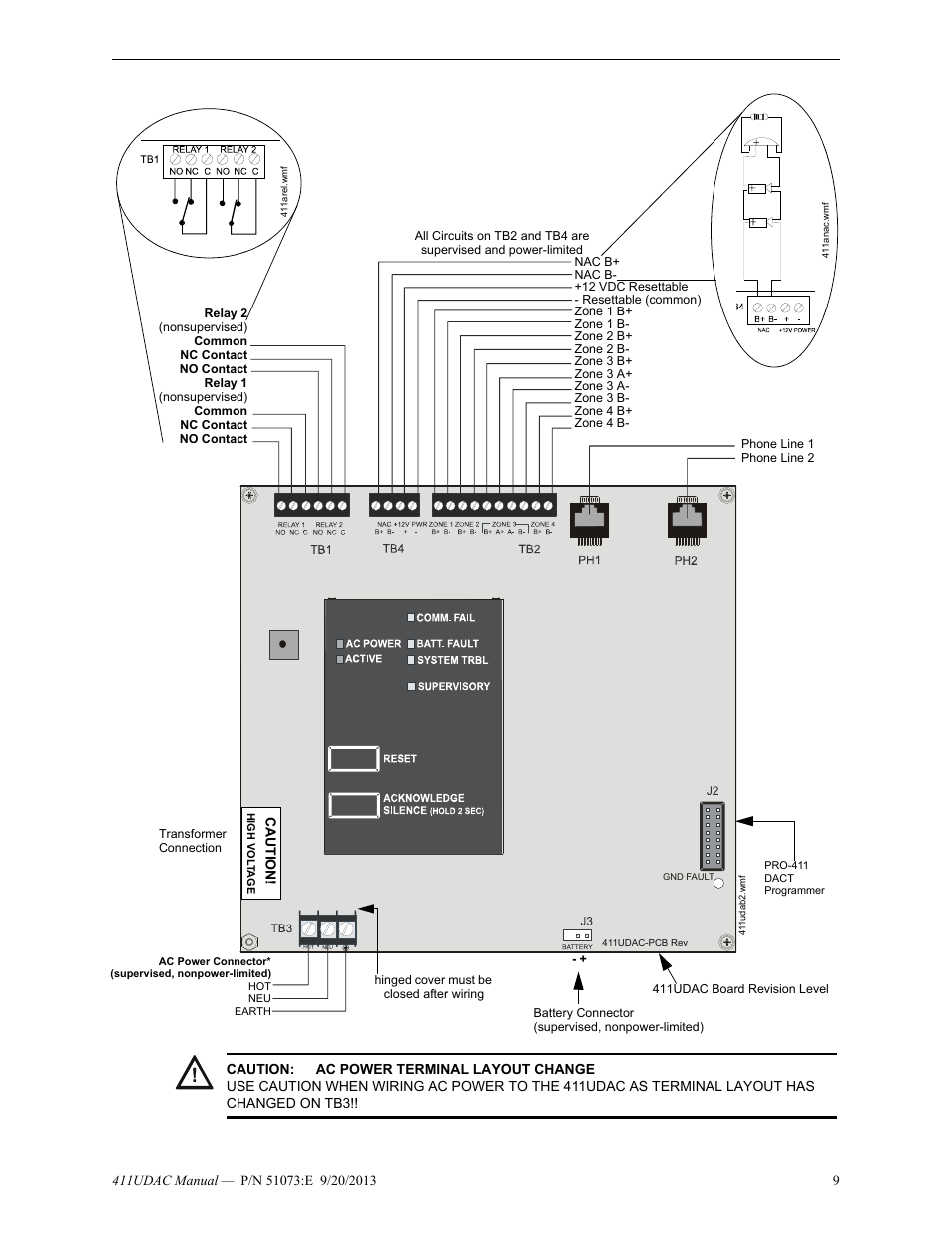Fire-Lite 411UDAC Fire Alarm Communicator User Manual | Page 9 / 84