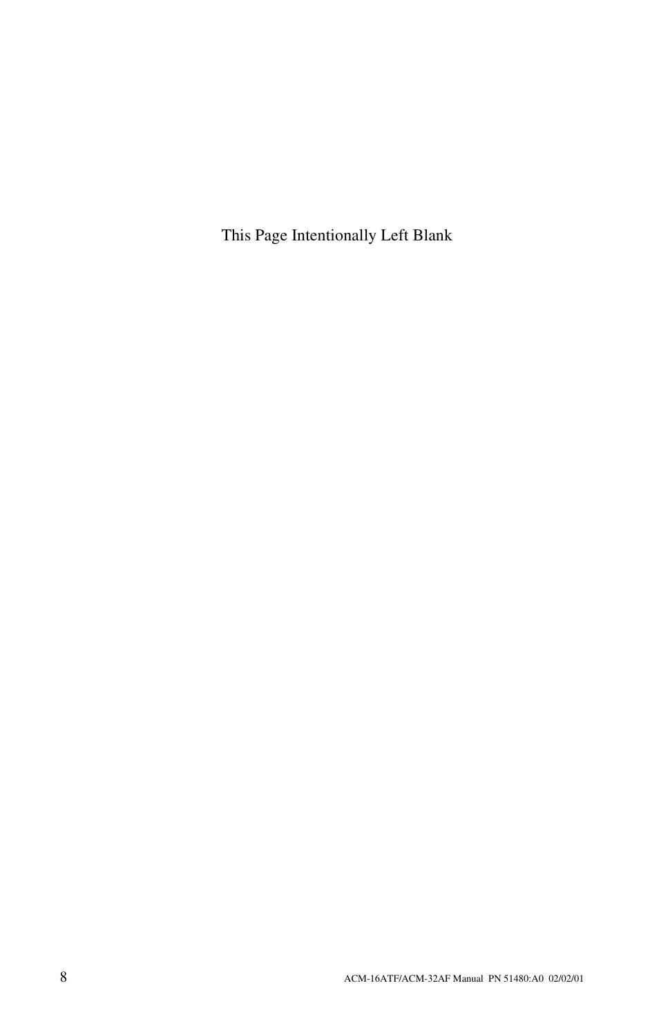 This page intentionally left blank | Fire-Lite ACM-32AF Annunciator Modules User Manual | Page 8 / 68