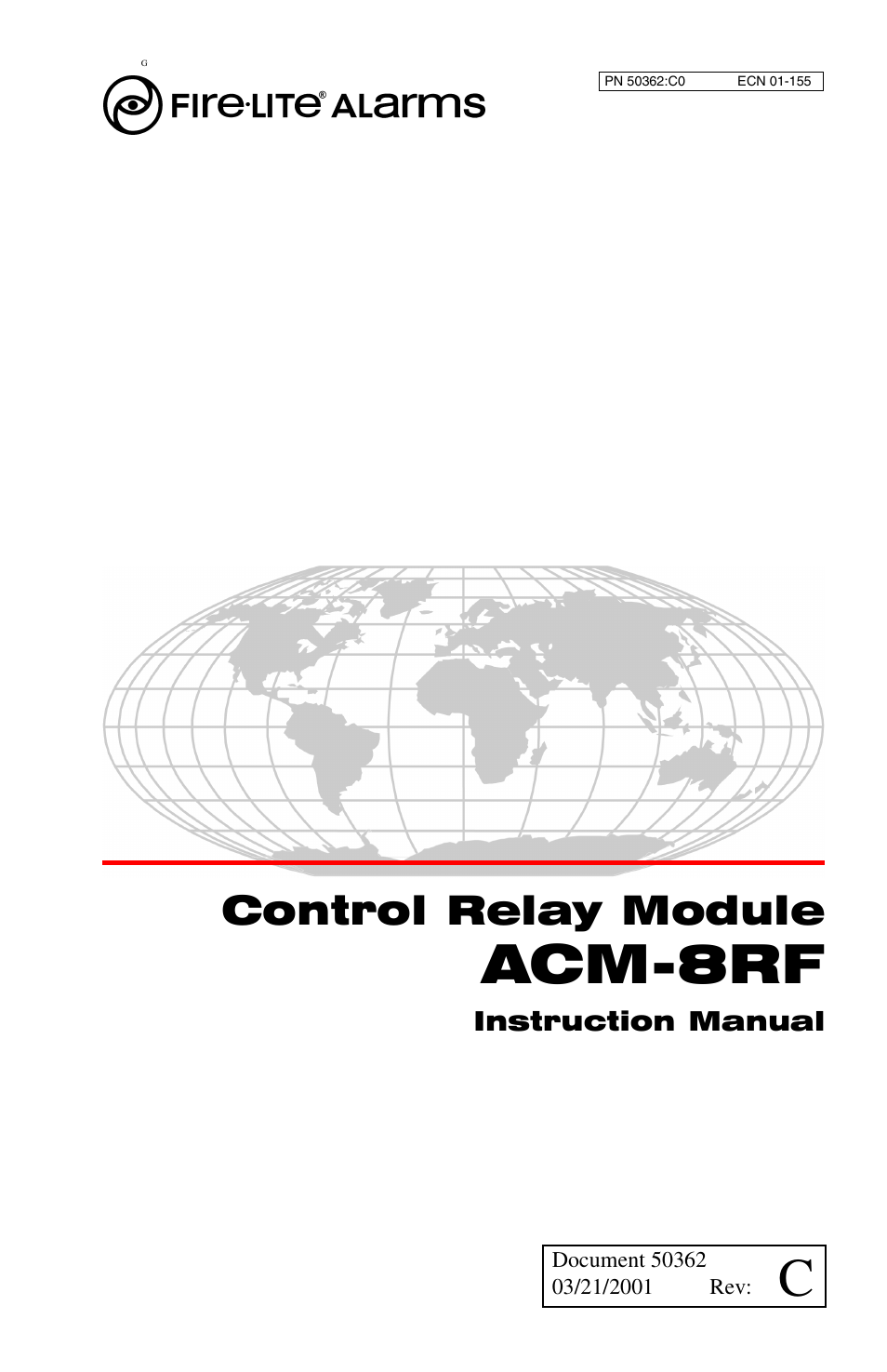 Fire-Lite ACM-8RF Control Relay Module User Manual | 48 pages