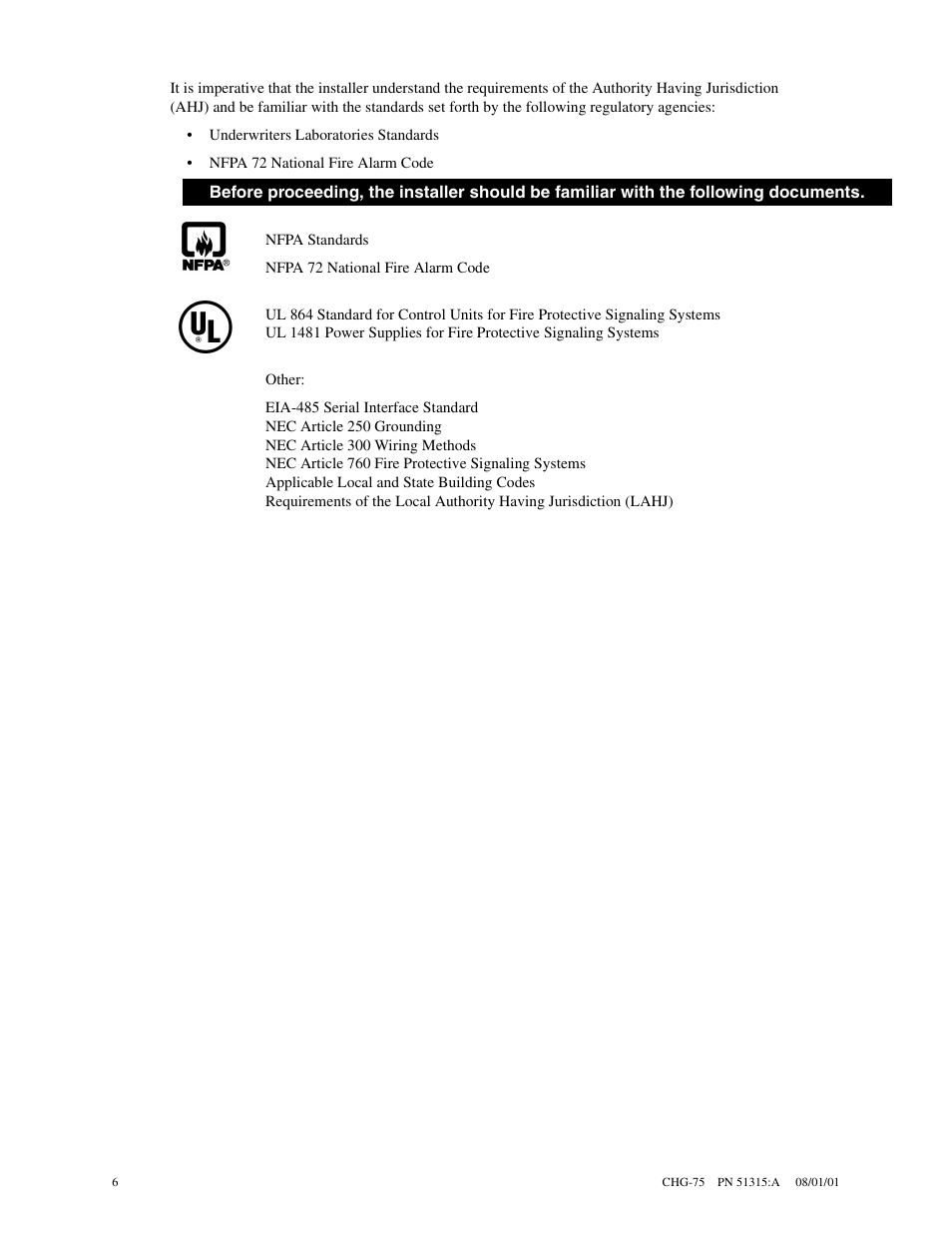 Fire-Lite CHG-75 Battery Charger User Manual | Page 6 / 32