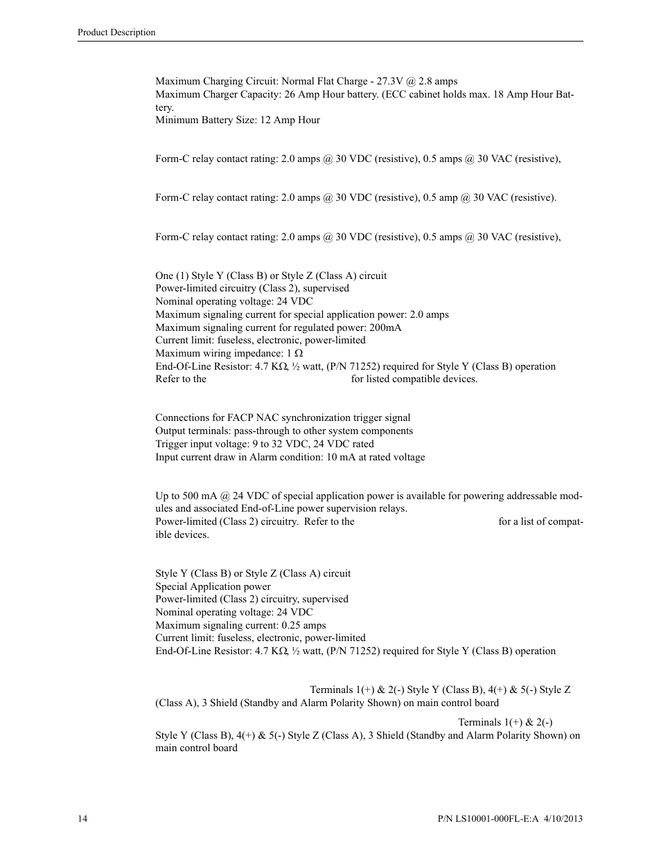 Fire-Lite ECC-50/100E Emergency Command Center User Manual | Page 14 / 108