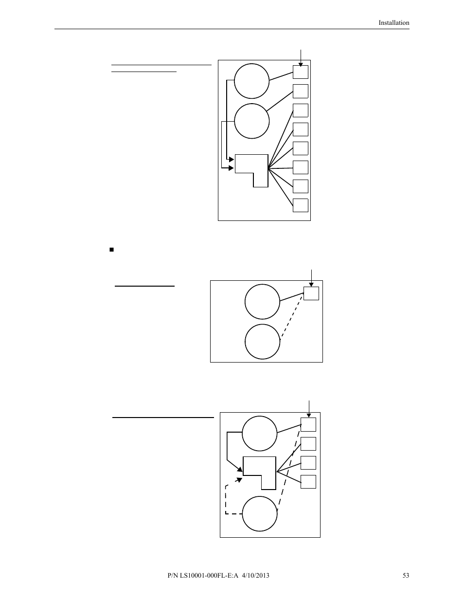 Applications with backup, Figure 2.41 primary with optional amplifier backup | Fire-Lite ECC-50/100E Emergency Command Center User Manual | Page 53 / 108