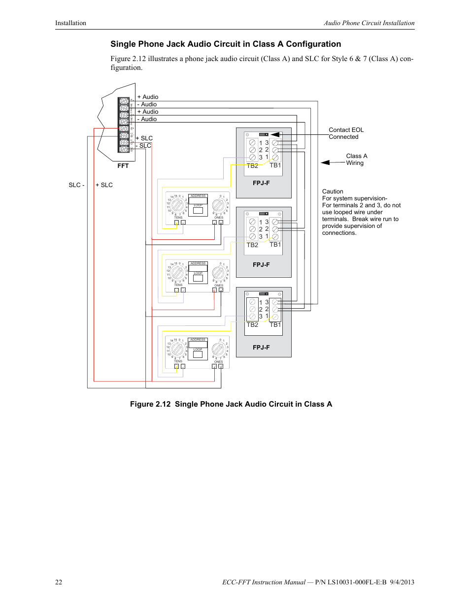 Fire-Lite ECC-FFT Firefighters Telephone User Manual | Page 22 / 32