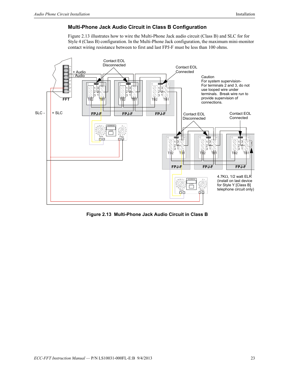 Fire-Lite ECC-FFT Firefighters Telephone User Manual | Page 23 / 32