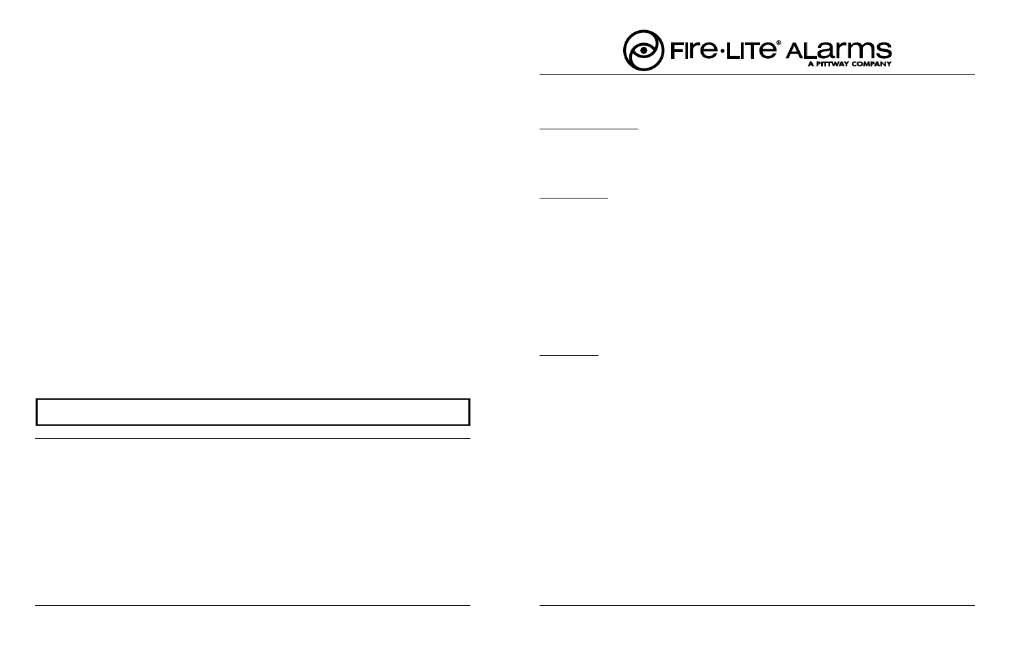 Fire-Lite H350 Addressable Thermal Sensor User Manual | 2 pages