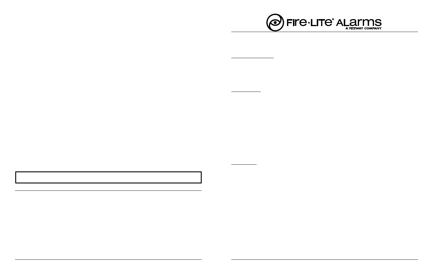 Fire-Lite H350R Addressable Thermal Sensor User Manual | 2 pages